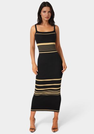 Illusion Sweater Bodycon Maxi Dress