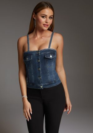 The Button Front Corset
